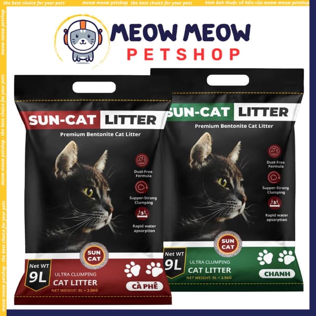 Ảnh sản phẩm Cát bentonite SUNCAT 9L (3,5kg)