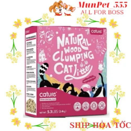 Ảnh sản phẩm Cát gỗ vón Cature Natural Wood 5,3L (2,4kg)