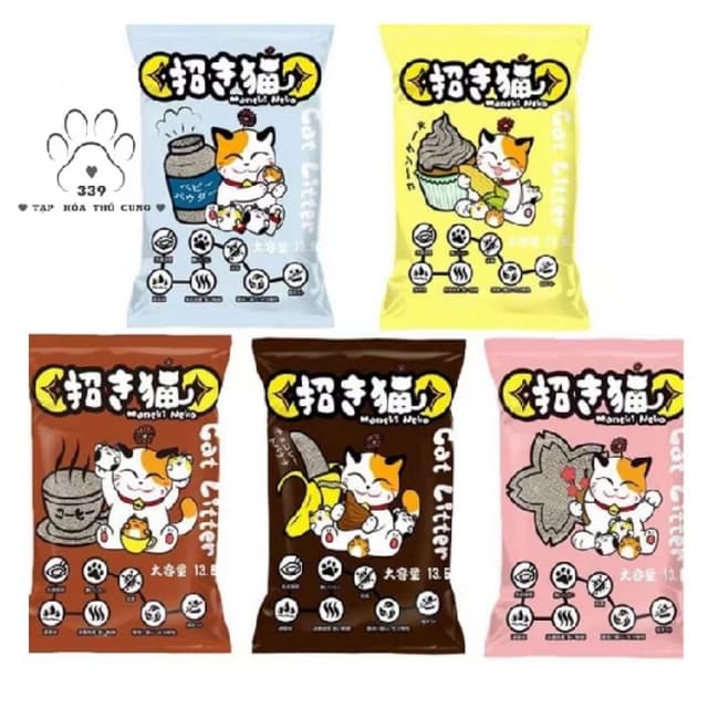 Sản phẩm Cát Maneki Neko Nhật Bản - 13.5L - Hình ảnh thực tế và đánh giá chi tiết