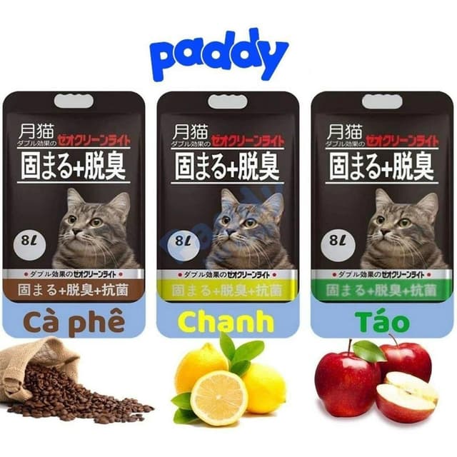 Sản phẩm Cát Vệ Sinh Nhật Đen (Genki/Moon Cat) - 8L - Hình ảnh thực tế và đánh giá chi tiết