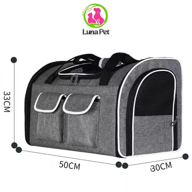 Ảnh sản phẩm Túi vận chuyển chó mèo LỚN 12kg- Balo vận chuyển thú cưng lớn Luna Pet TVC07