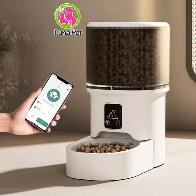 Ảnh sản phẩm Máy cho mèo ăn tự động Luna Pet MA01 2L có WiFi