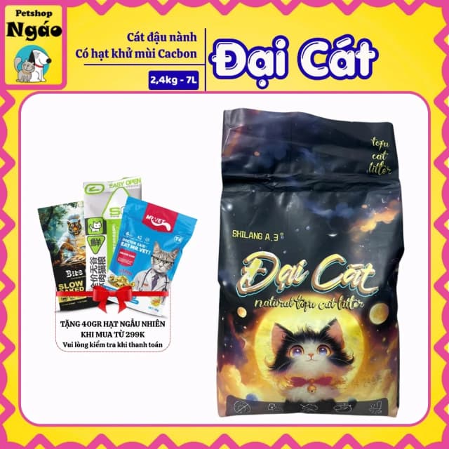 Sản phẩm Cát đậu nành Đại Cát Tofu Cat Litter 6L - Hình ảnh thực tế và đánh giá chi tiết