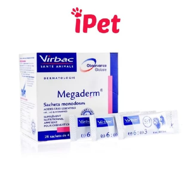 Sản phẩm Virbac Megaderm (Gói 4ml) - Hình ảnh thực tế và đánh giá chi tiết